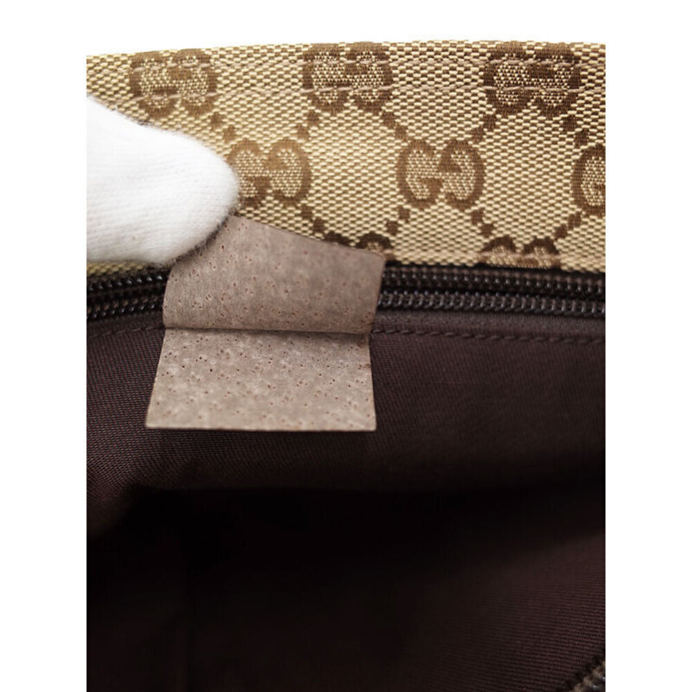Gucci messenger canvas Brown bag Web Strap GG - Picture 4 of 9